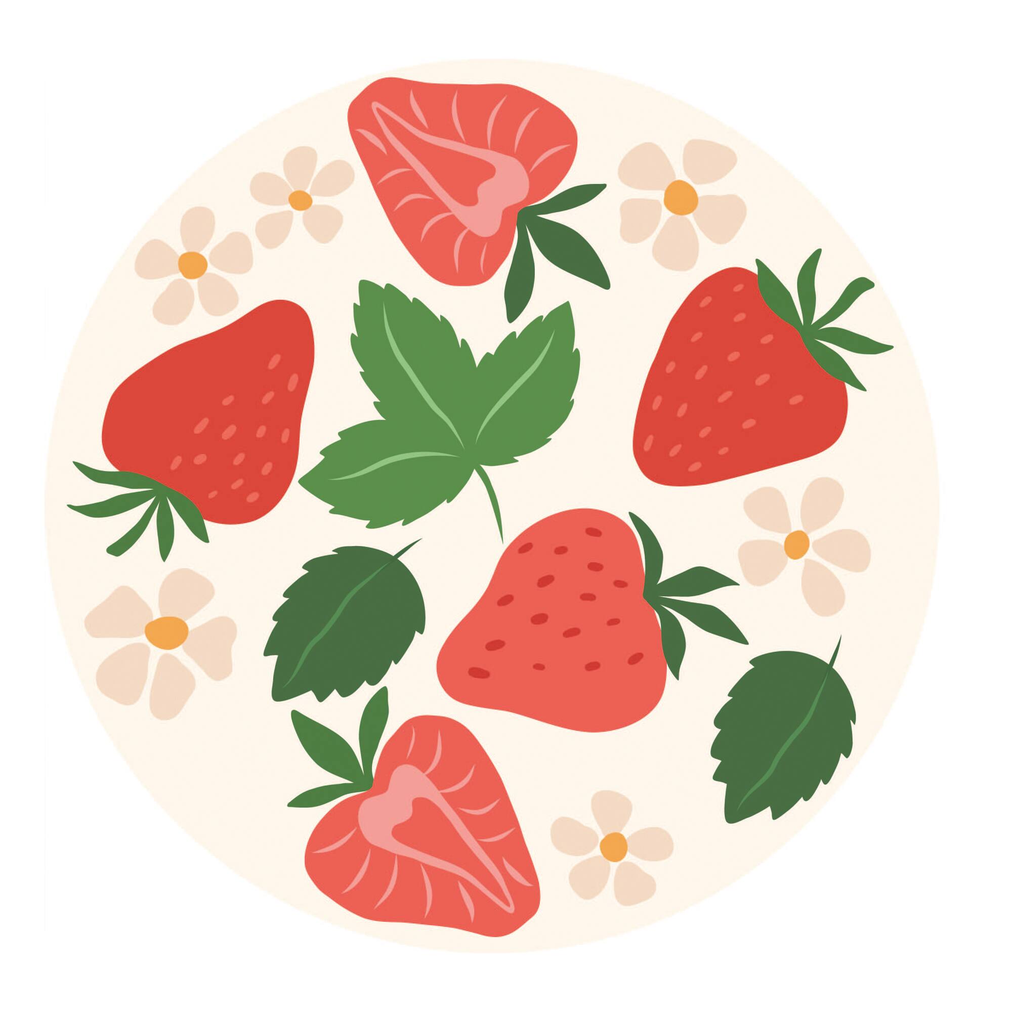 7" Fruit Round Canvas Painting Kit by Craft Smart®